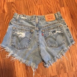 Levi’s high waisted shorts